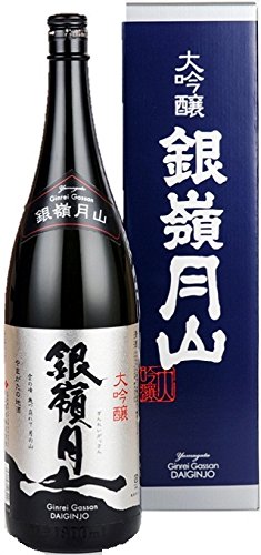 Amazon.co.jp: 月山酒造 銀嶺月山 大吟醸 瓶 箱入1800ml : 食品・飲料